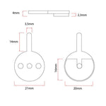 Plaquette de frein CT007-S sintérisée - 2pcs — vue 3