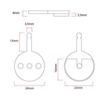 Plaquette de frein CT010-S sintérisée - 2pcs — vue 3