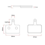Plaquette de frein RT004-S sintérisée - 2pcs — vue 3