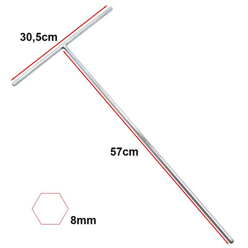 Clé Allen Premium M10/58cm pour potence Urbanglide
