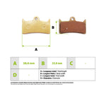 Plaquettes de frein Hope Tech4 V4 metalliques — vue 4