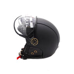 Casque JET noir mat — vue 5