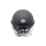 Casque JET noir mat — vue 8