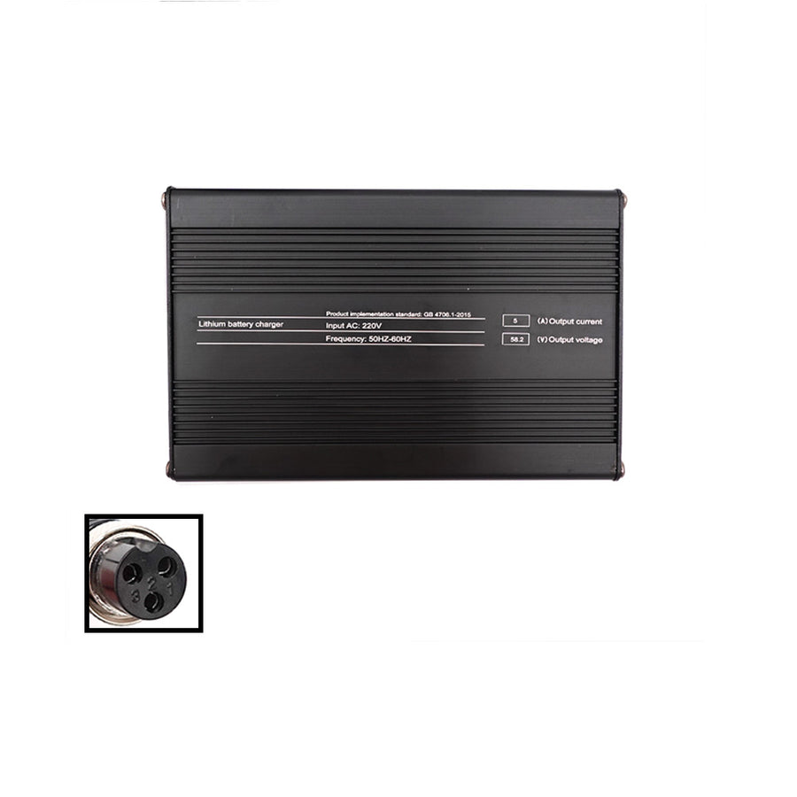 Chargeur rapide 52V-58V 5A prise GX16