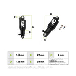 Amortisseur EXA Form A5 RR1 125mm — vue 3