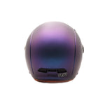 Casque JET bleu mat caméléon — vue 5