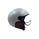 Casque JET blanc brillant — vue 2