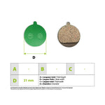 Plaquette de frein Kaabo Skywalker E-cross Pro Smartgyro ceramique — vue 3