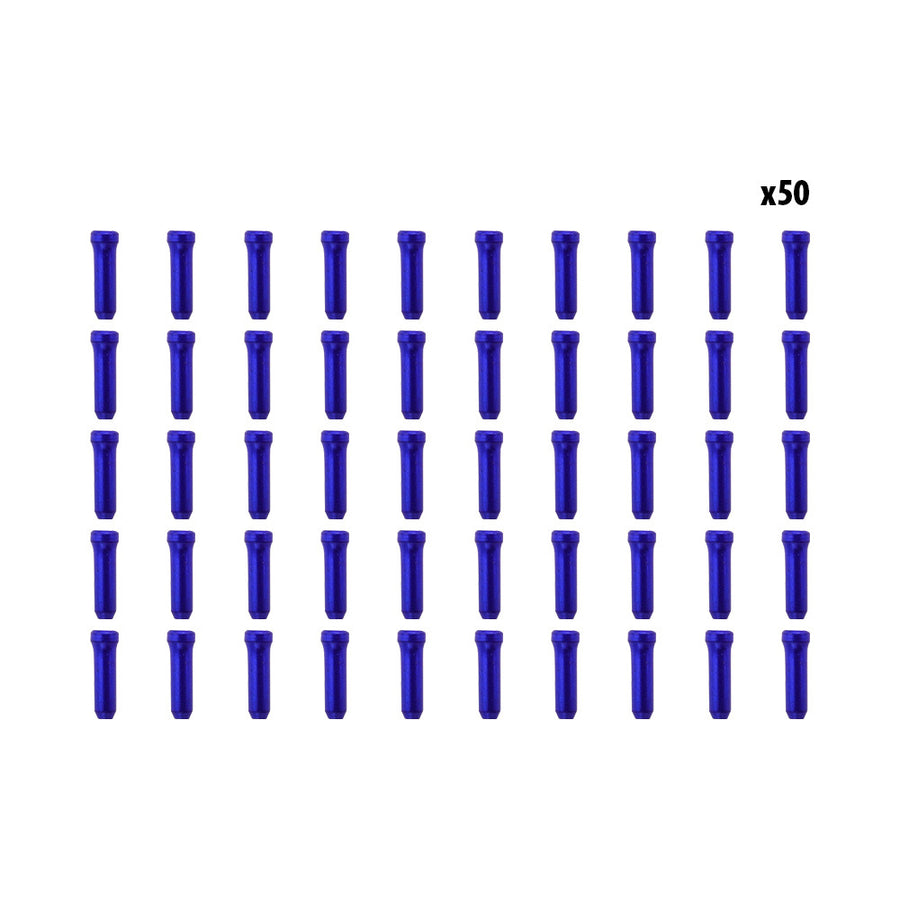 Arrets de cables bleu x50 pcs