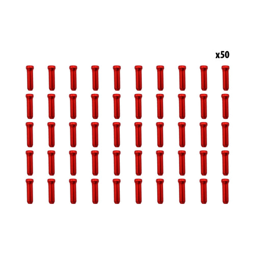 Arrets de cables rouge x50 pcs (réf. SP-2033)