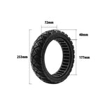 Pneu plein 70/60-7.5 Ninebot Segway ZT3 Pro — vue 3