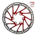 Disque de frein EWD002 140mm 6H rouge — vue 1