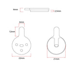 Plaquette de frein CT-011-R en résine ronde avec ergot - 20pcs — vue 2