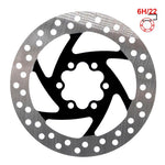 Disque de frein 120mm 6H noir — vue 1