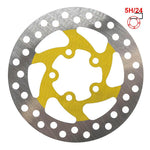 Disque de frein 120mm 5H jaune — vue 1