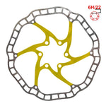 Disque de frein EWD001 140mm 6H jaune — vue 1