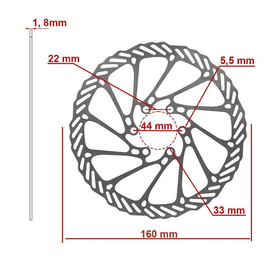 Disque de frein G3 6T vue 2