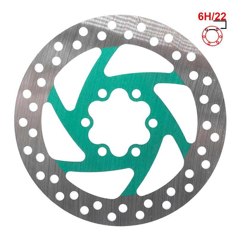 Disque de frein 120mm 6H vert
