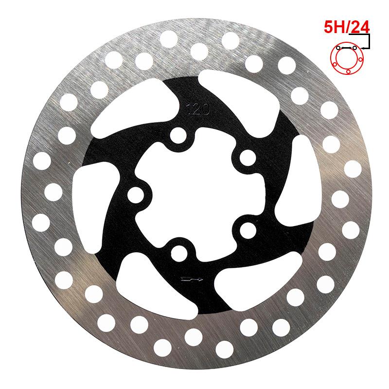 Disque de frein 120mm 5H noir