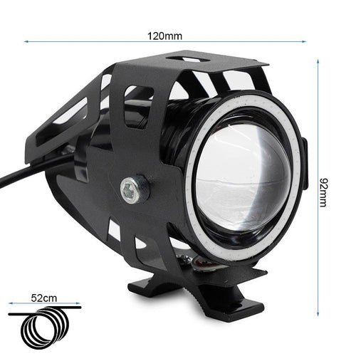 Phare U7 12-60V blanc