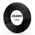 Câble noir 20 AWG - 5M — vue 3
