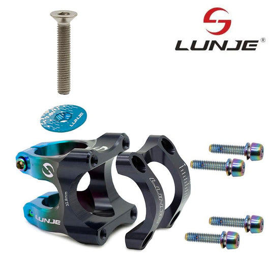 Potence pour guidons de 31,8mm EWPM-003 noir-bleu vue 2