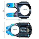 Potence pour guidons de 31,8mm EWPM-002 noir-bleu — vue 3