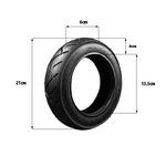 Pneu 8.5X2 (50-134) tubetype Zero — vue 3