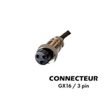 Chargeur 72V ➡️ 84V / 2A (connecteur GX16-3p) — vue 2