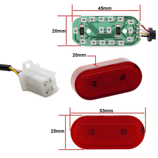Feu arrière de garde-boue 5-70V pour Smartgyro Speedway/Rockway/Crossover vue 2
