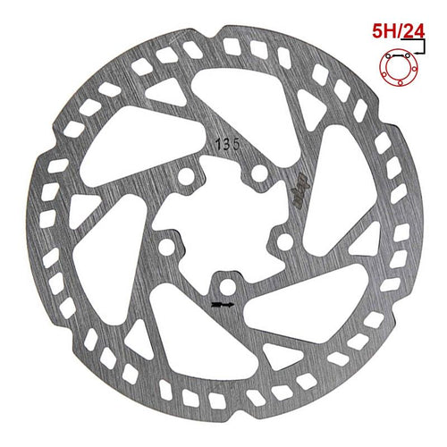 Disque de frein 135mm 5H argent