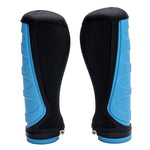 Poignées ergonomiques en silicone avec verrouillage bleu - 2 pcs. — vue 1