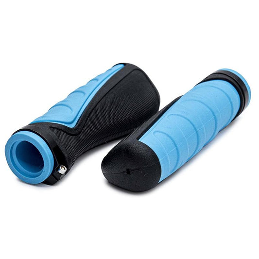 Poignées ergonomiques en silicone avec verrouillage bleu - 2 pcs. vue 2