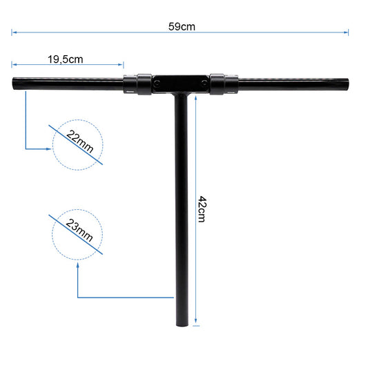 Guidon pliable 42/59 cm pour Smartgyro vue 2