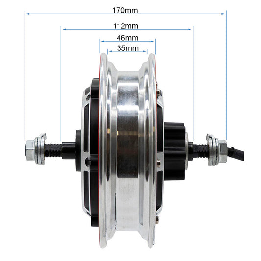 Moteur 48V 800W 6/B34 vue 2