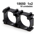 Support de batterie 18650 1x2 - 10 pcs. — vue 1