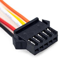 Connecteur SM 5 broches avec Câble 22AWG - 5M/5F — vue 3