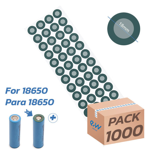 Joint fibre à isolation positive 18650 - 1000pcs