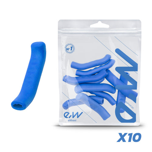 Protection de poignée de frein en silicone bleu - 10pcs