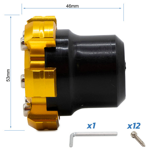 Top block protection de roue EWTB-006 doré vue 2