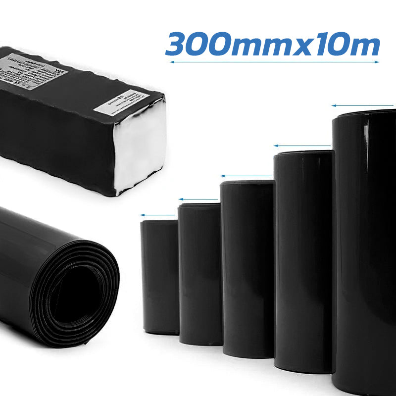 Thermorétractable noir 300m 10M