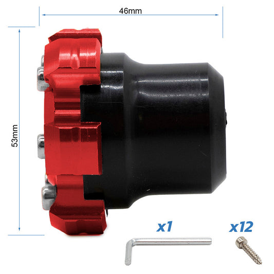 Top block protection de roue EWTB-006 rouge vue 2
