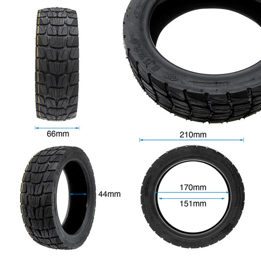 Pneu 8,5x3 tubeless offroad EWHEEL RHINOTRACK vue 2