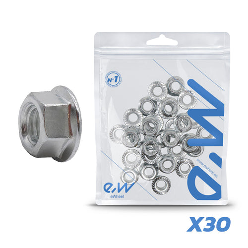 Écrous d’axe moteur Dualtron M12 – lot de 30 unités