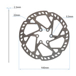 Disque de frein EWD004 - 140mm (2,3mm d'epaisseur) — vue 2