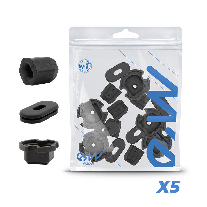 Bouchons en silicone noirs pour Xiaomi 4 Lite (2e génération) – lot de 5