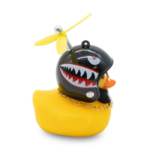 PTO-010 Canard en caoutchouc requin vue 2