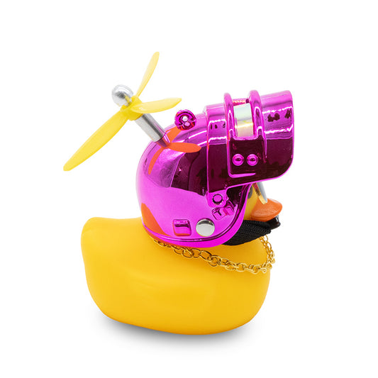 PTO-003 Canard en caoutchouc violet vue 2