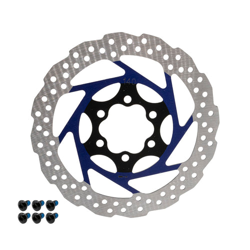 Disque de frein V2 6H 140mm Bleu