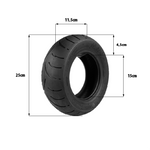 Pneu 90/65-6 tubeless renforcé – Zero 10X, Vsett 10, SpeedTrott RX 2000 — vue 3
